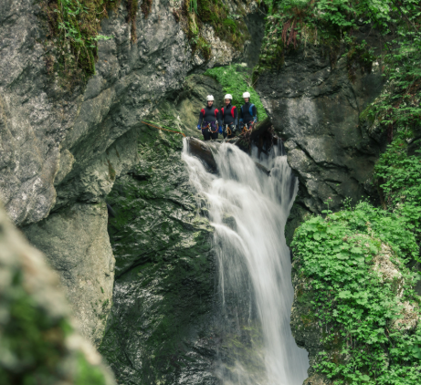 Canyoning scene 1