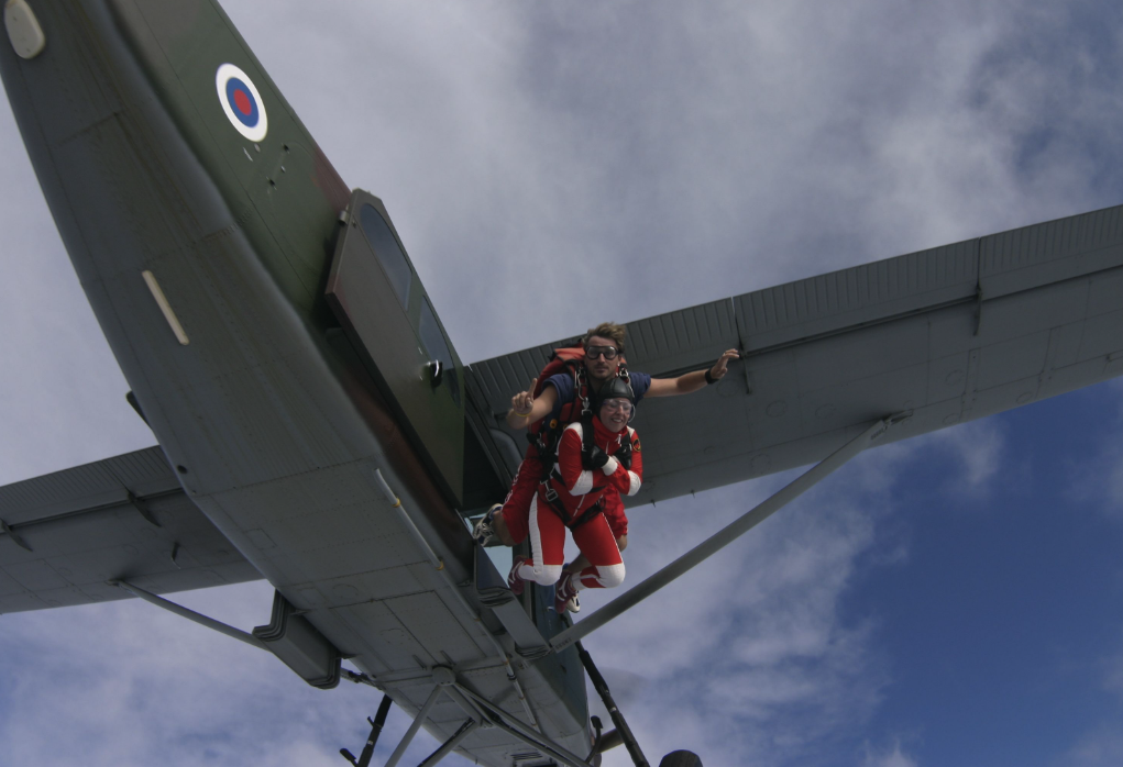 Skydiving scene 1