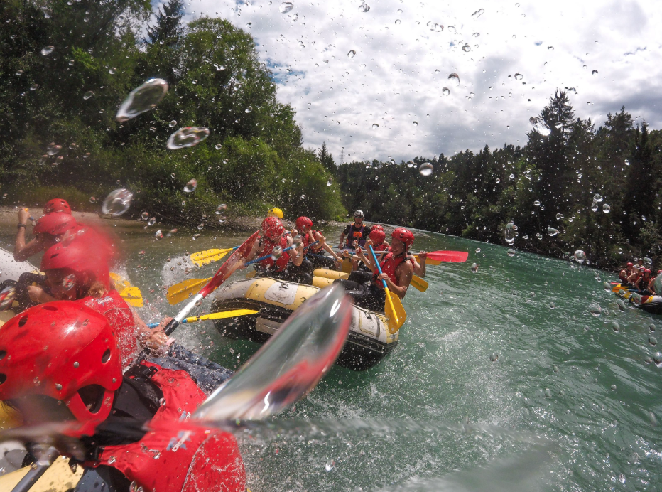 Sava Rafting scene 1