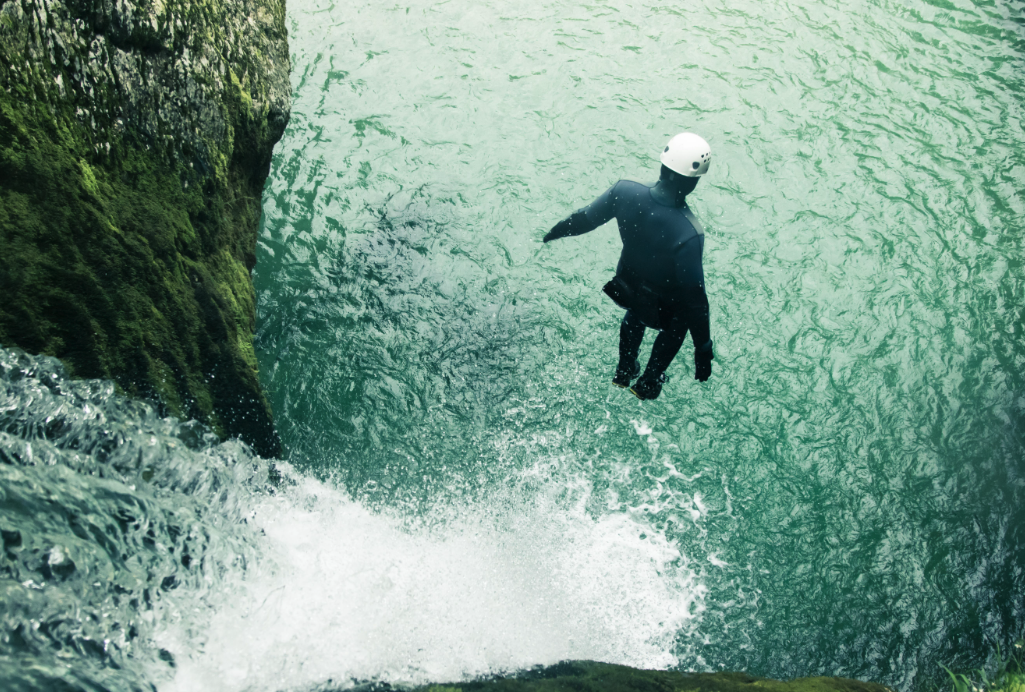 Canyoning scene 2
