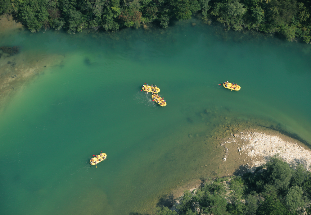 Sava Rafting in action